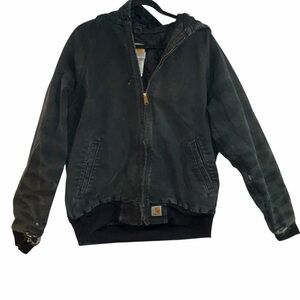 Carhartt Distressed J268 Quilted Flannel-Lined Active Jacket